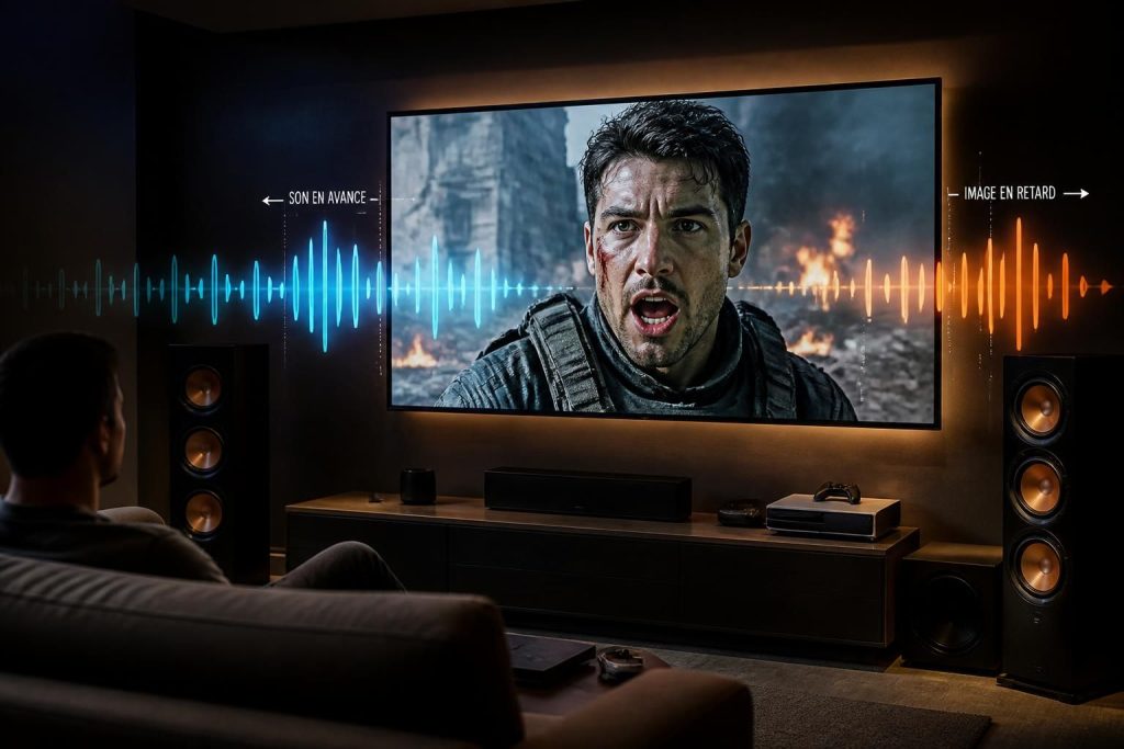 découvrez comment le décalage entre le son et l'image d'une tv affecte l'expérience du cinéma maison et des jeux vidéo, et apprenez à optimiser votre installation pour un rendu audiovisuel parfait.